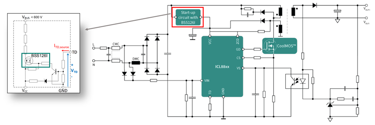 Application Circuit Diagram - Infineon Technologies Small Signal Power MOSFETs